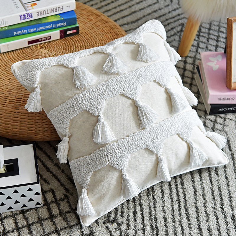 Elevate Your Decor with our Nordic Tufted Throw Pillows!