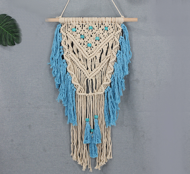 Bohemian Hand-Knotted Wall Hanging Tapestry